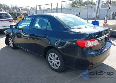 2011 Toyota Corolla Le z USA, uszkodzony, nr VIN 2T1BU4EE5BC605469